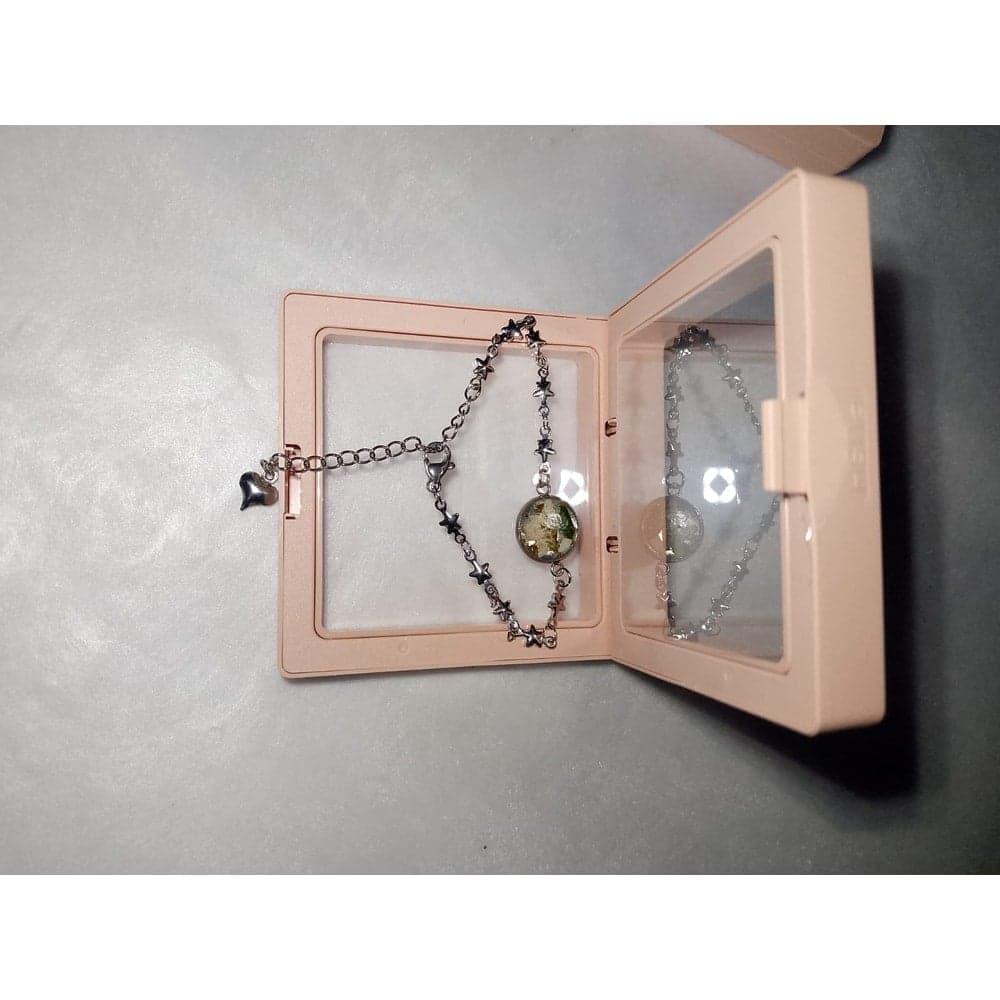 Handmade Floral Resin Bracelet
