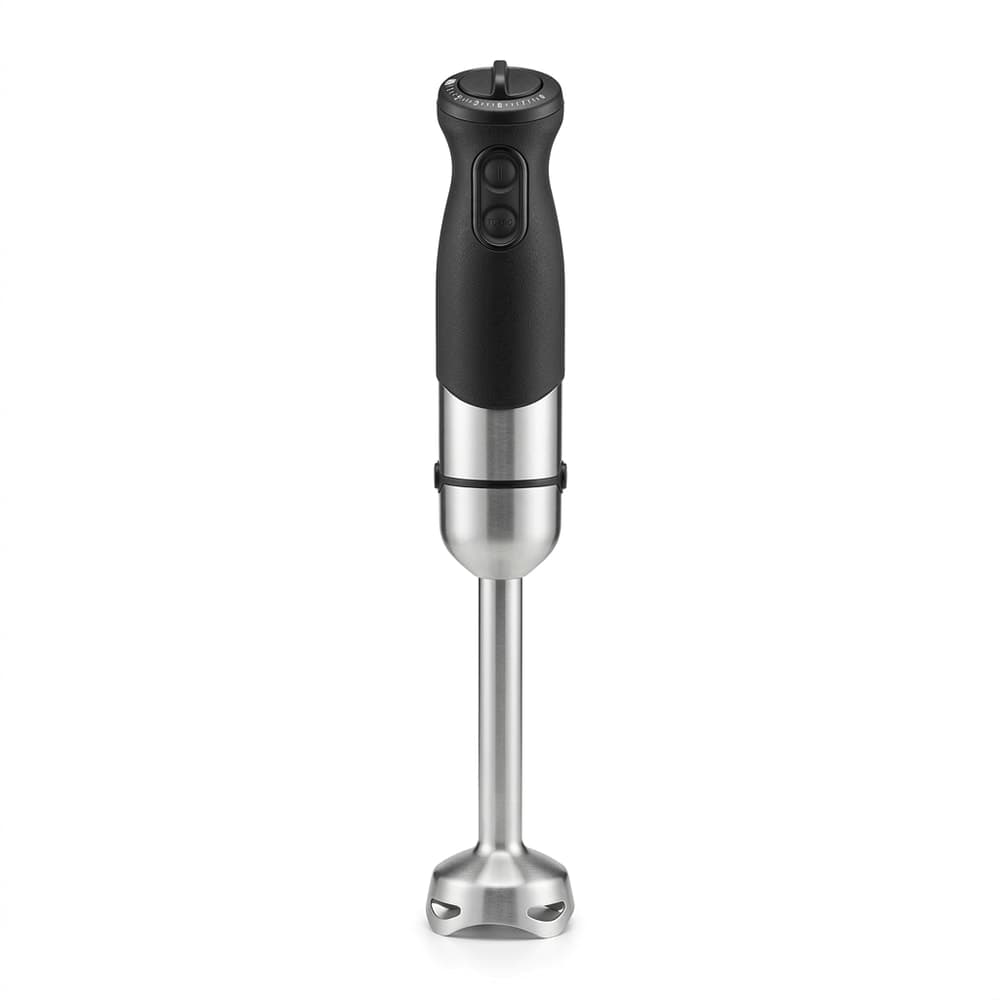 Premium Standard-Duty Variable Speed Immersion Blender, Stainless Steel Handheld Stick Blender with Ergonomic Grip & Detachable Shaft
