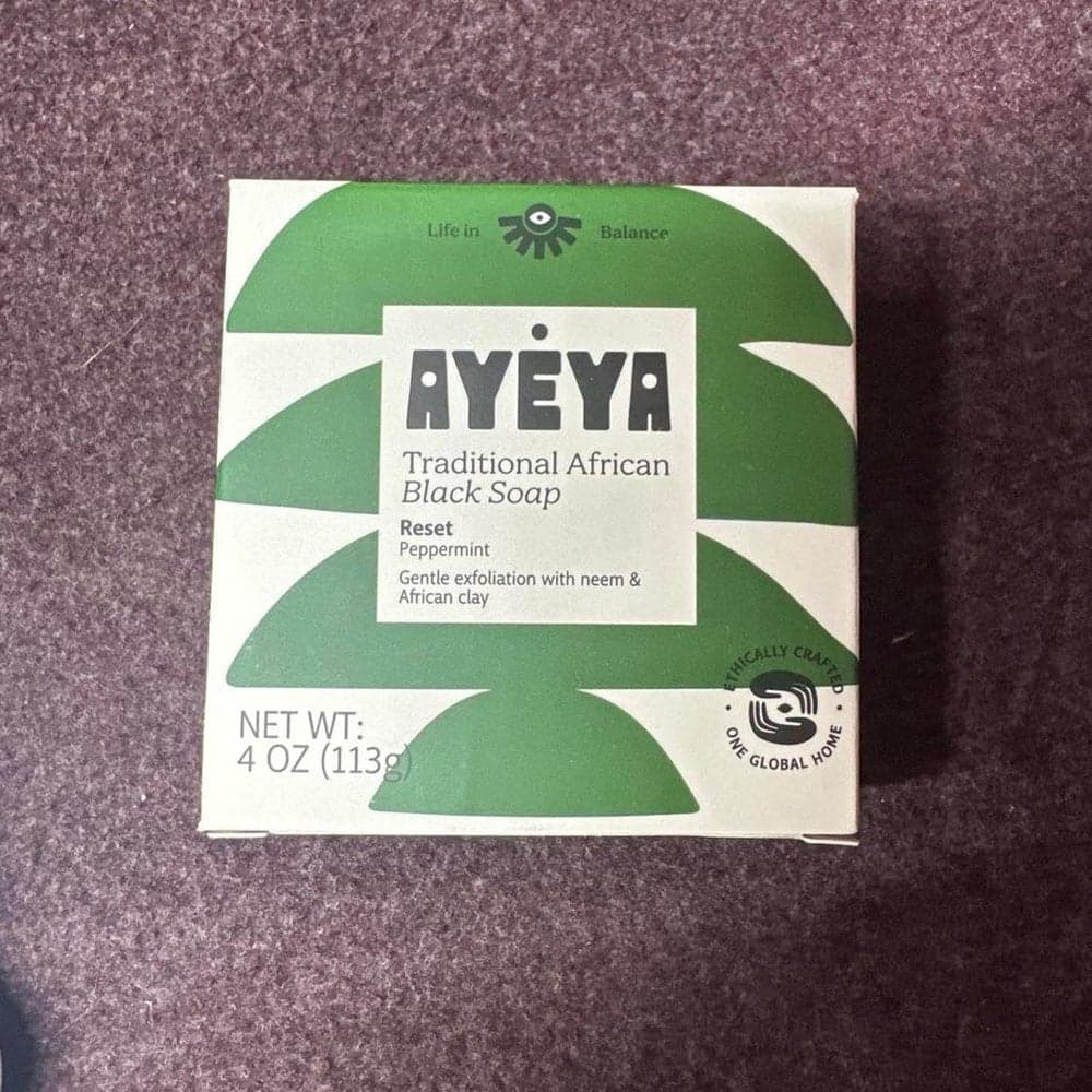 Ayéya Traditional African Black Soap Reset