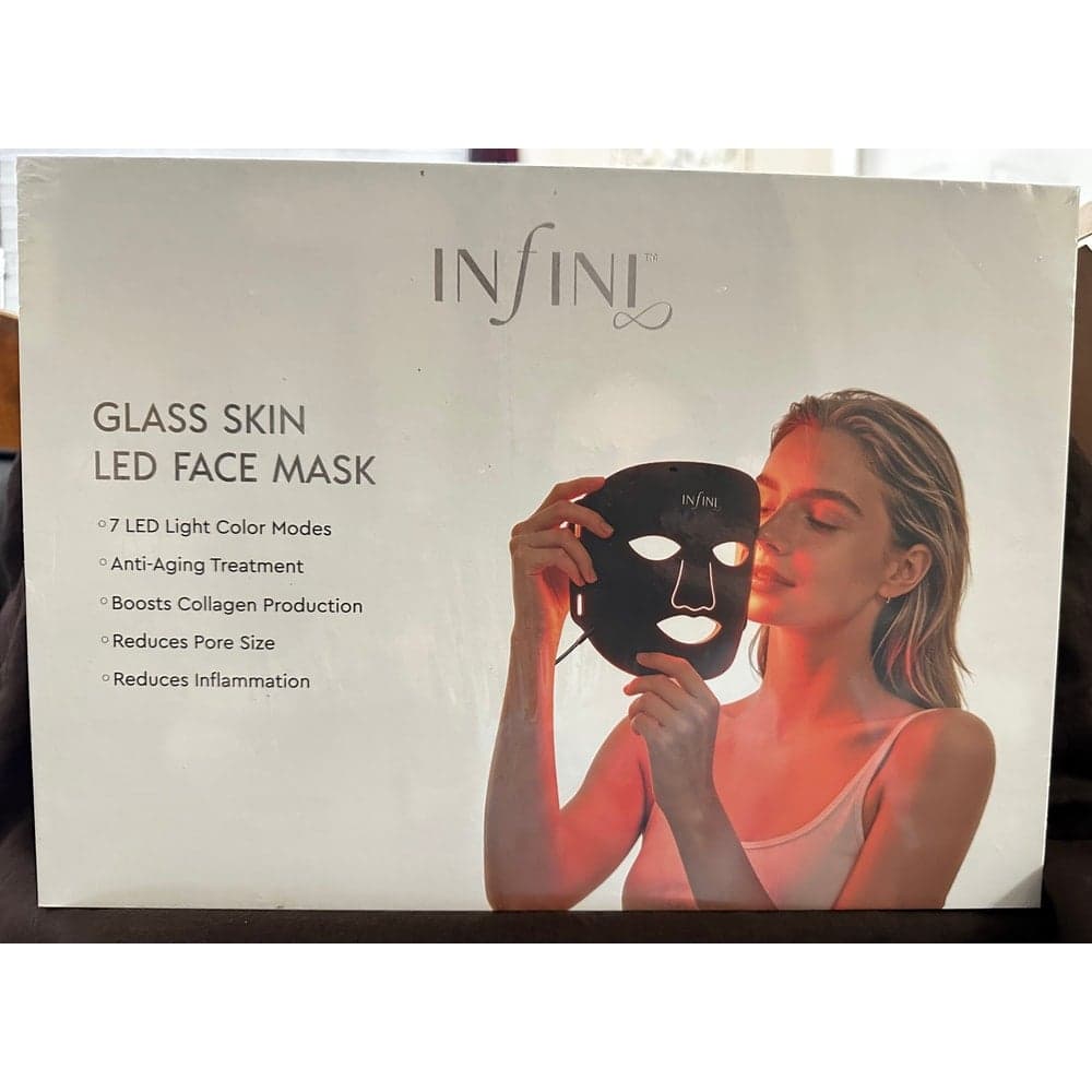 Glass skin LED face mask