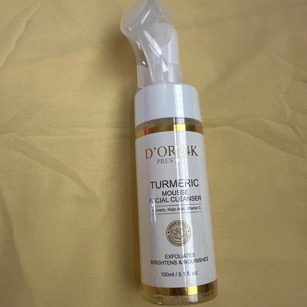 D’ORE24K Prestige, turmeric, moose, facial cleanser