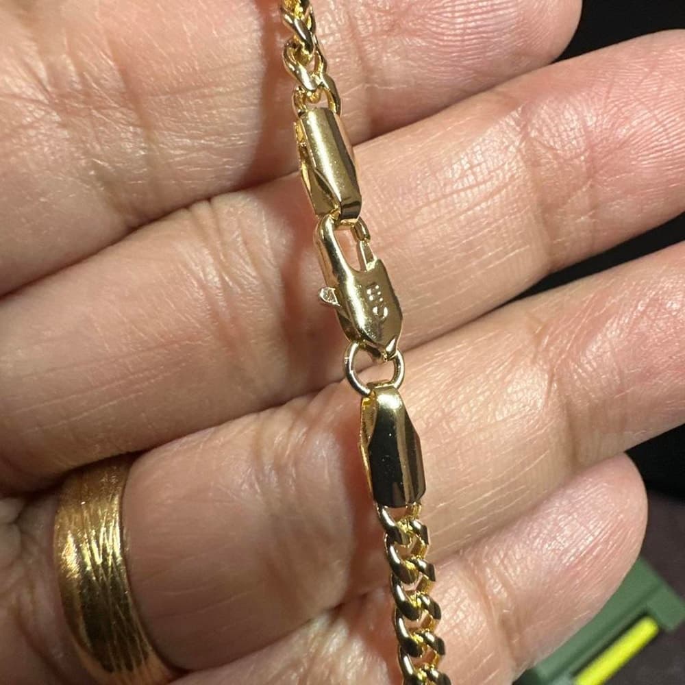 Gold field chain with a nice clasp #goldchain