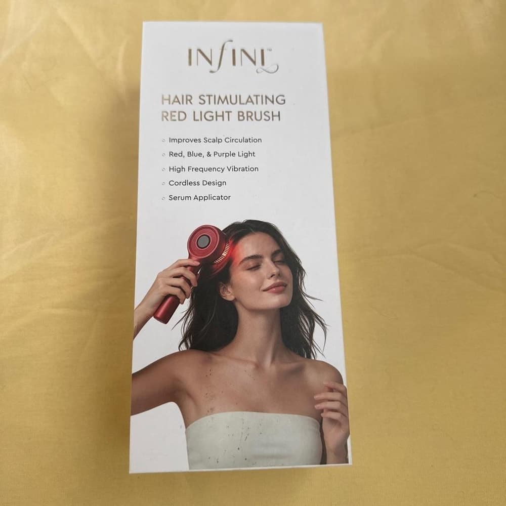 Infini Hair Stimulating Red Light Brush