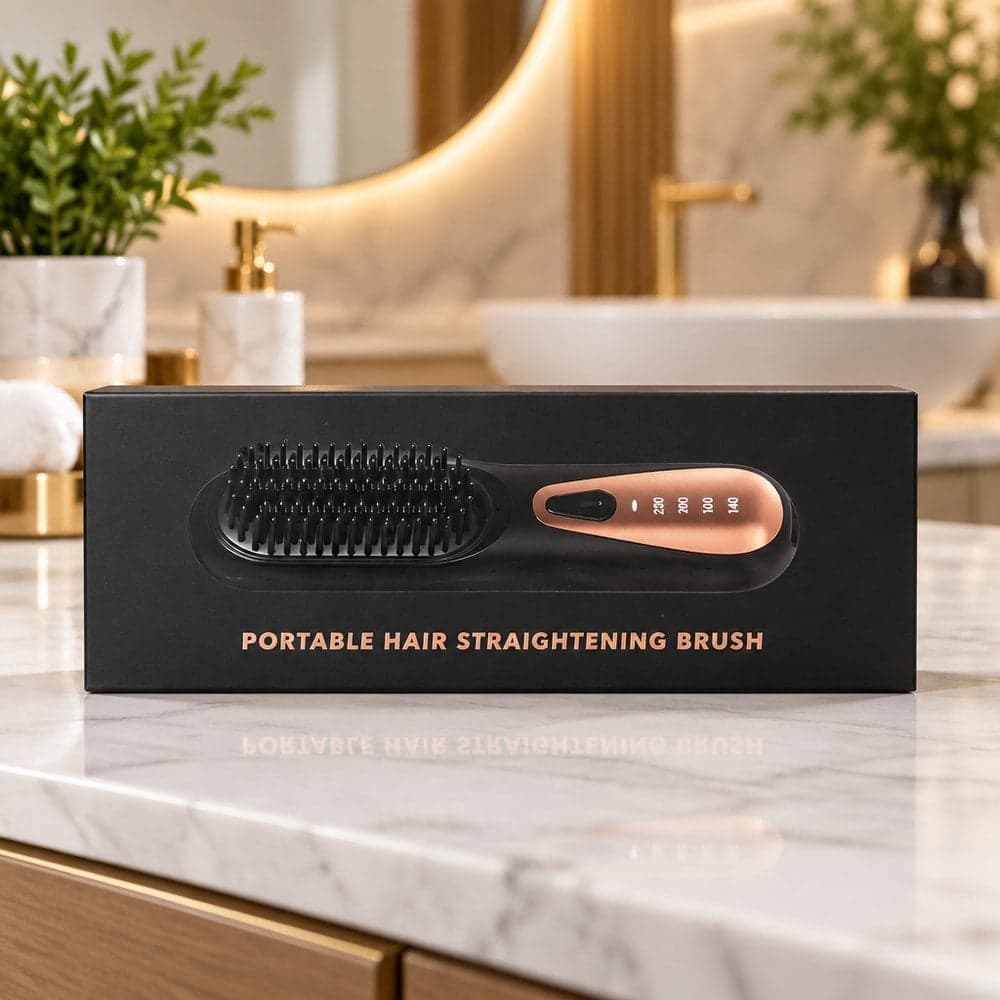 Portable hair straightener