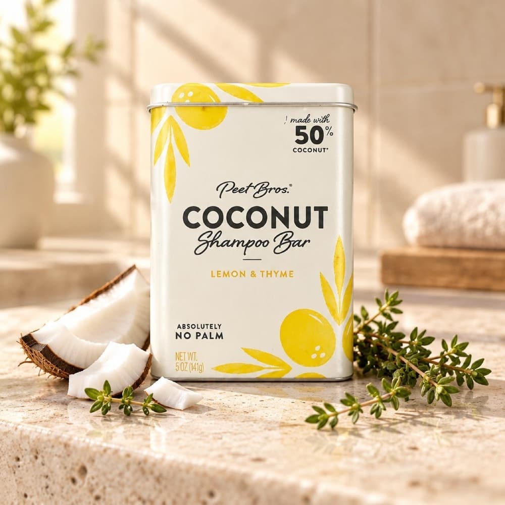 Peet Bros. Coconut Shampoo Bar Lemon &