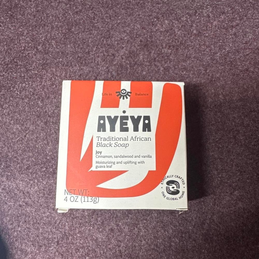 Ayéya Traditional African Black Soap - Joy