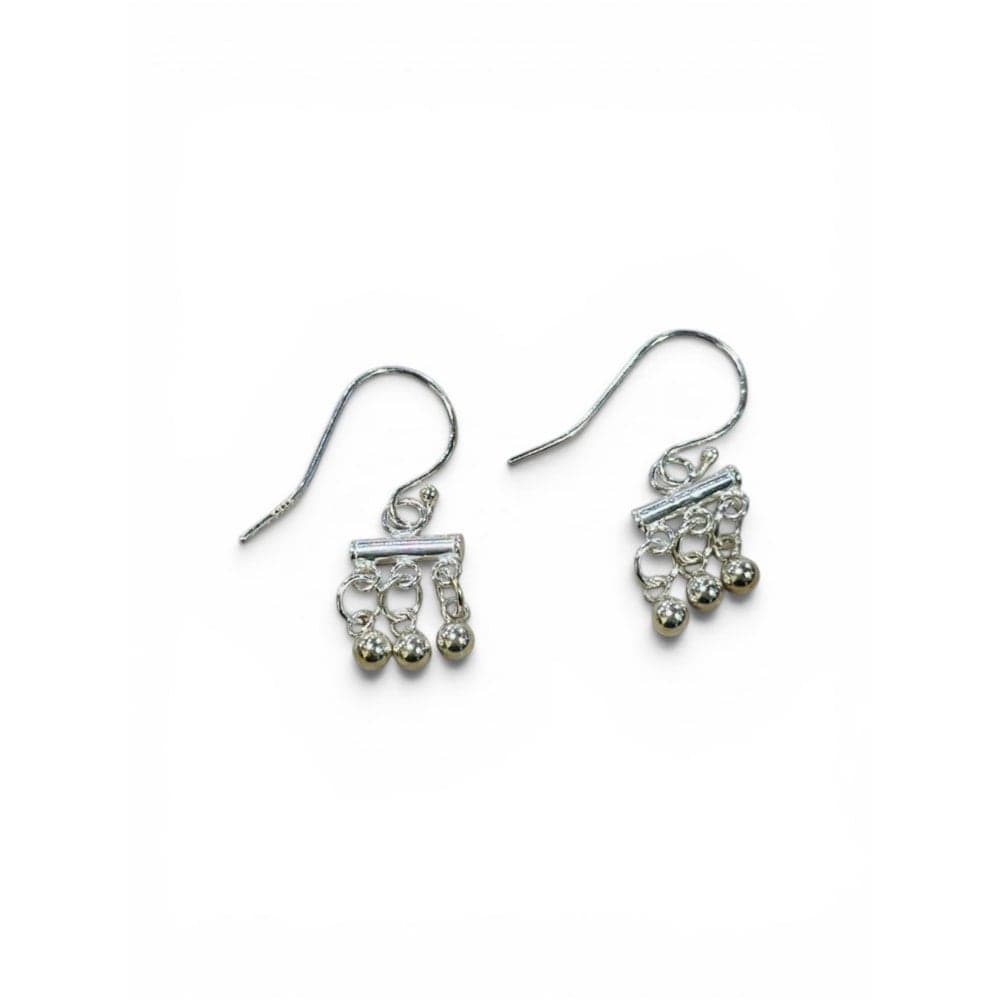 Simple Sterling Chandelier Earrings